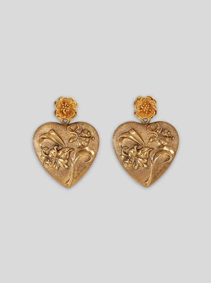 Women Worked Pendant Earrings Etro Fashion Jewellery