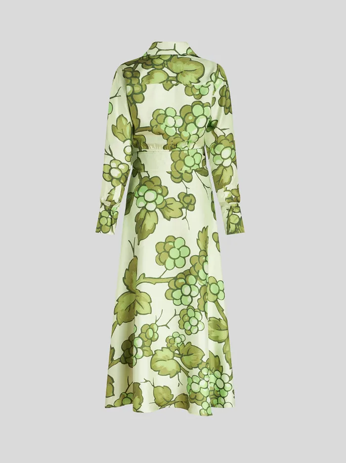Women Wrap Dress With Berry Print Etro Dresses