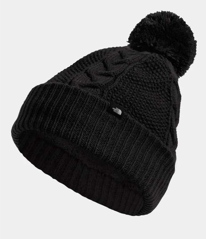 Womens Cable Minna Beanie One Size The North Face Beanies and Scarves