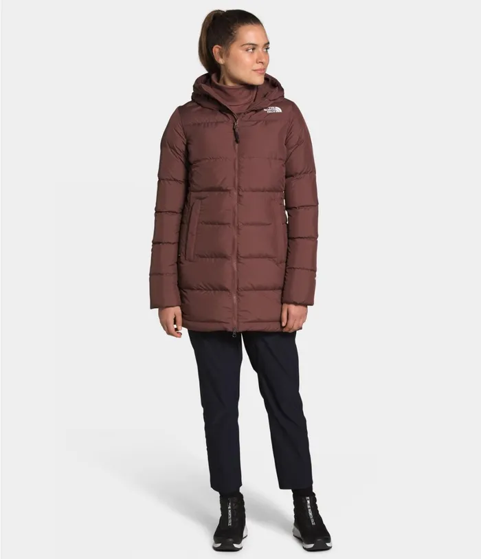 Womens Gotham Parka Marron Purple The North Face Insulated and Down Jackets