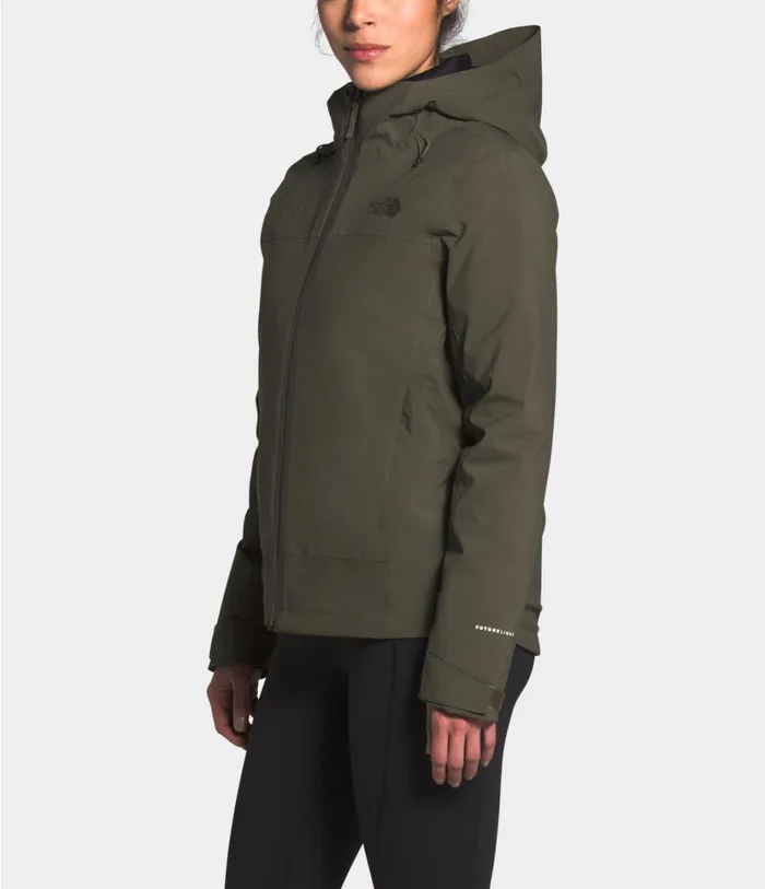 Womens Mountain Light FUTURELIGHT Triclimate Jacket New Taupe Greentnf Black The North Face 3In1