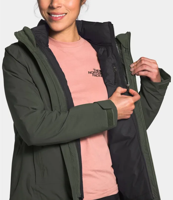 Womens Mountain Light FUTURELIGHT Triclimate Jacket New Taupe Greentnf Black The North Face 3In1