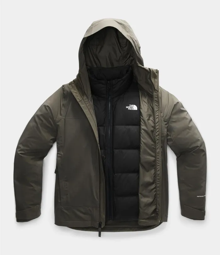 Womens Mountain Light FUTURELIGHT Triclimate Jacket New Taupe Greentnf Black The North Face 3In1