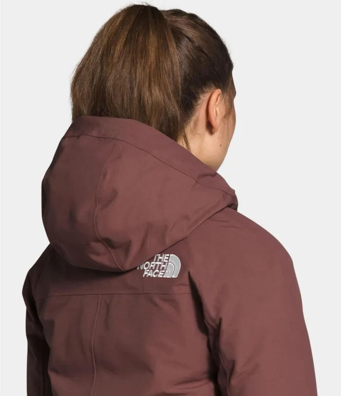 Womens NEW OUTERBOROUGHS PARKA Marron Purple The North Face Insulated and Down Jackets