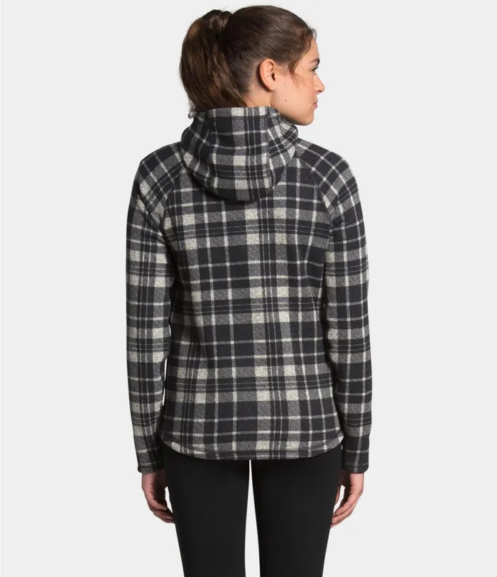 Womens Printed Crescent Hooded Pullover Vintage White Heritage 2 Plaid Print The North Face Hoodies and Sweatshirts