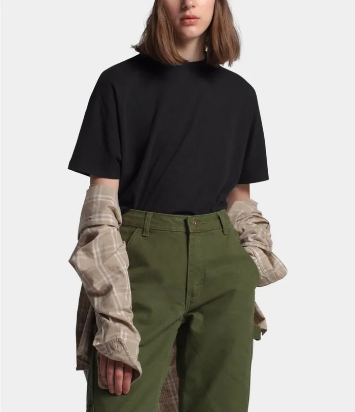 Womens Short Sleeve Woodside Hemp Top Tnf Black The North Face TShirts