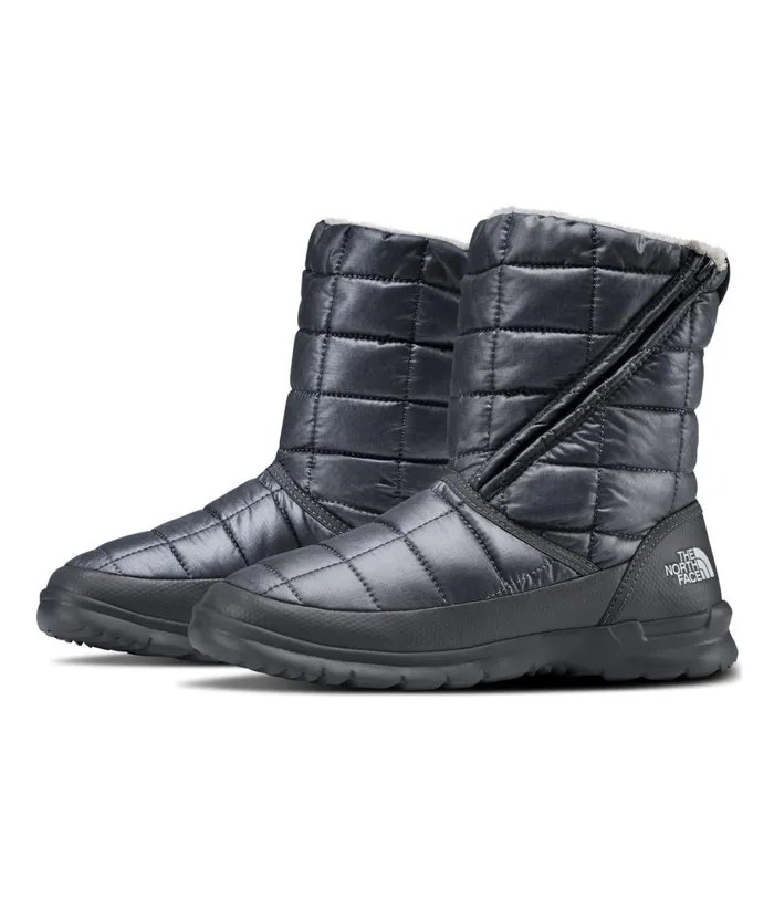 Womens Thermoball Eco Microbaffle Bootie Zip Zinc Greymicro Chip Grey The North Face Winter Boots Womens Thermoball Eco Microbaffle Bootie Zip Zinc Greymicro Chip Grey The North Face Winter Boots