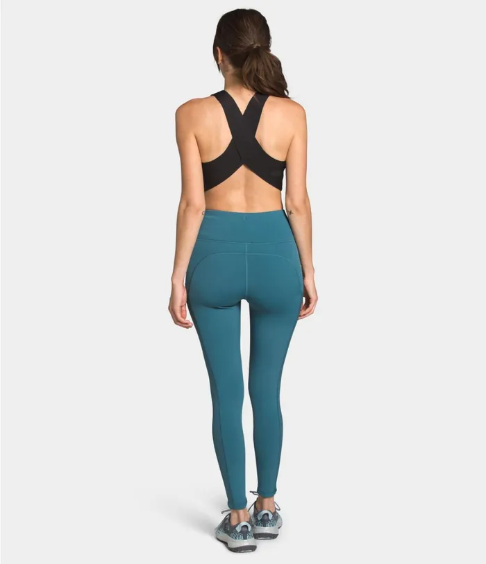 Womens Winter Warm HighRise Tights Mallard Blue The North Face Active Bottoms