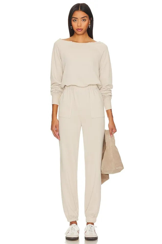 X Rachel Caddie Jumpsuit Sandstone Women Lovers and Friends Jumpsuits