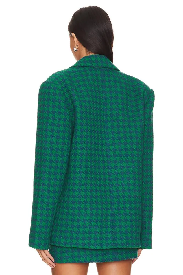 X Rachel Hadley Blazer Blue and Green Women Lovers and Friends Jackets and Coats