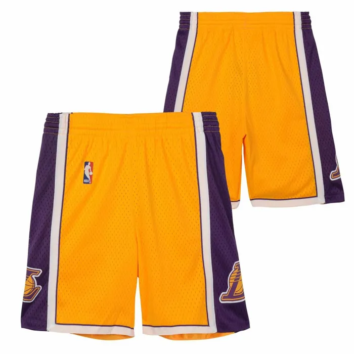 Youth Big Kids Mitchell and Ness Swingman Los Angeles Lakers Home Shorts Youth Big Kids Mitchell and Ness Swingman Los Angeles Lakers Home Shorts