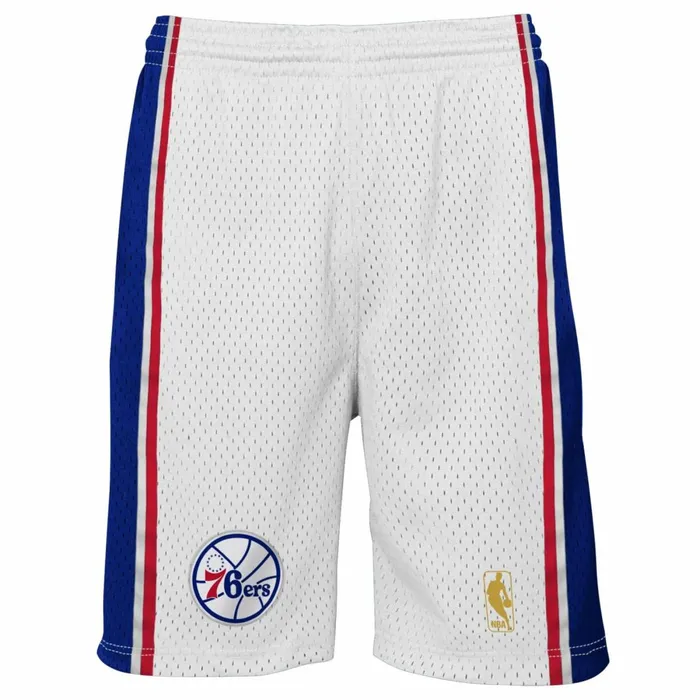 Youth Big Kids Mitchell and Ness Swingman Philadelphia 76ers Home 199697 Shorts Youth Big Kids Mitchell and Ness Swingman Philadelphia 76ers Home 199697 Shorts