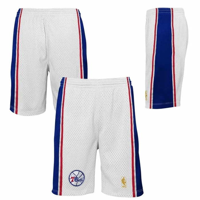 Youth Big Kids Mitchell and Ness Swingman Philadelphia 76ers Home 199697 Shorts Youth Big Kids Mitchell and Ness Swingman Philadelphia 76ers Home 199697 Shorts