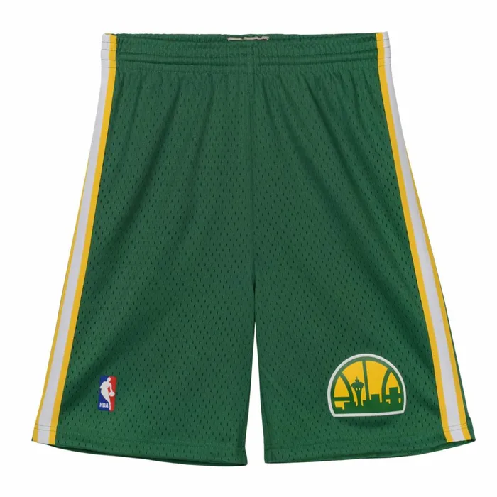 Youth Big Kids Mitchell and Ness Swingman Seattle Supersonics Road 199495 Shorts Youth Big Kids Mitchell and Ness Swingman Seattle Supersonics Road 199495 Shorts