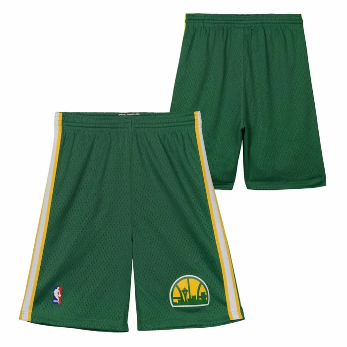 Youth Big Kids Mitchell and Ness Swingman Seattle Supersonics Road 199495 Shorts Youth Big Kids Mitchell and Ness Swingman Seattle Supersonics Road 199495 Shorts