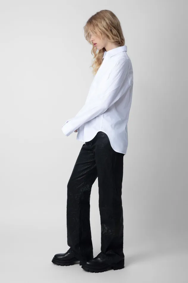 Zadig and Voltaire Shirts and Tops THEBE POP SHIRT WHITE 8211 Women Zadig and Voltaire Shirts and Tops THEBE POP SHIRT WHITE 8211 Women