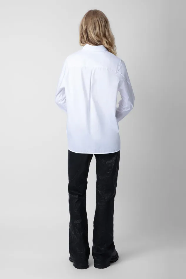 Zadig and Voltaire Shirts and Tops THEBE POP SHIRT WHITE 8211 Women Zadig and Voltaire Shirts and Tops THEBE POP SHIRT WHITE 8211 Women