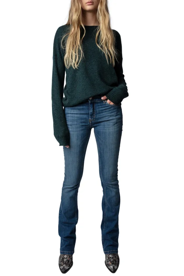 Zadig and Voltaire Sweaters and Knitwear CICI SEQUIN SWEATER PEACOCK 8211 Women